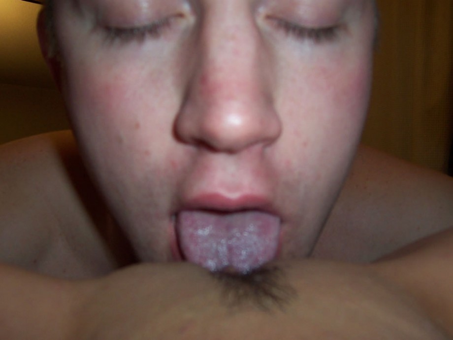 Young girlfriend possing at home