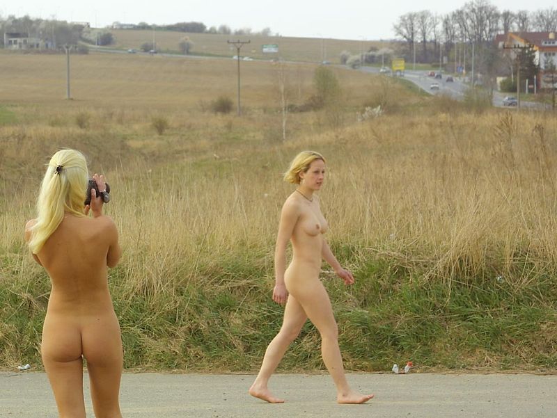 Naked girl at public 06