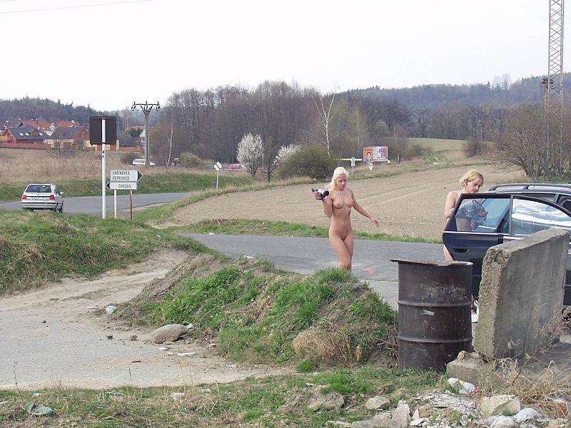Naked girl at public 06