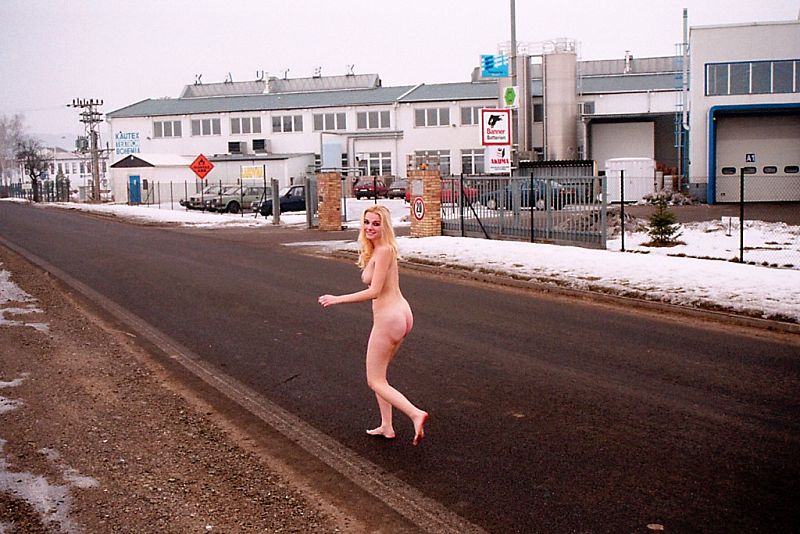 Naked girl at public 06
