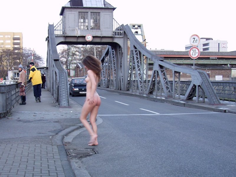 Naked girl at public 13