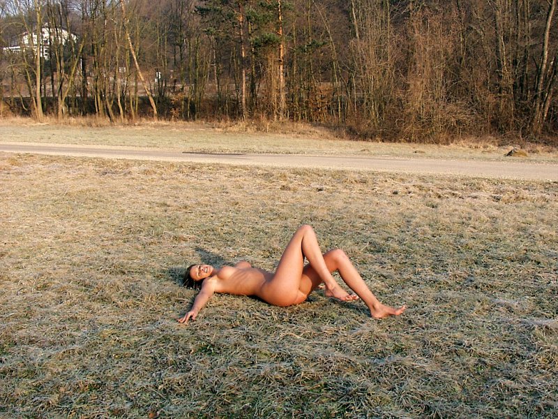 Naked girl at public 20