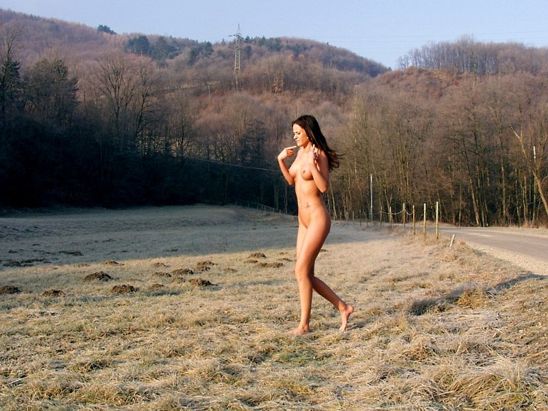 Naked girl at public 20