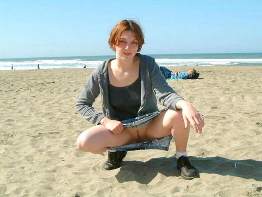 Beach girl - nudist