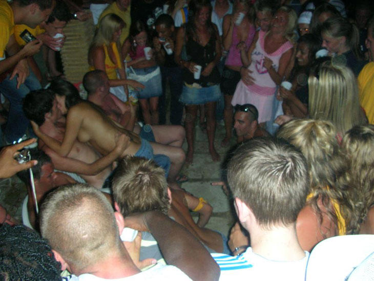 Hot girls on party