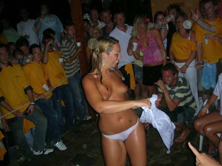 Hot girls on party