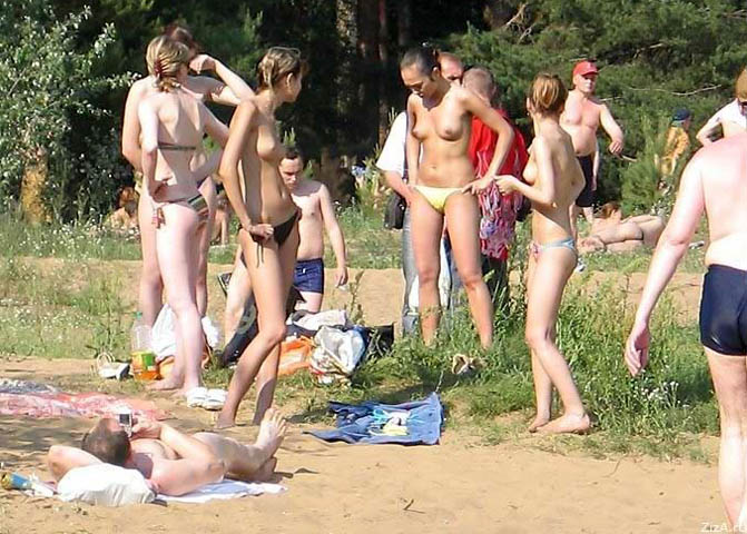 Summer near the rivers, lake.. - topless pics