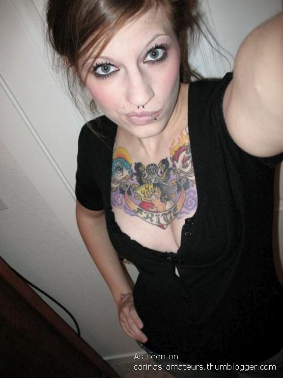 Nonude tattooed girl 