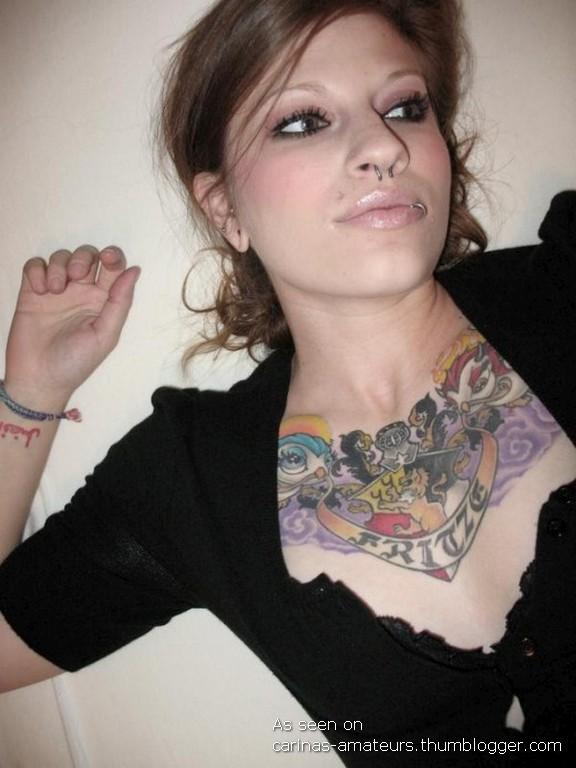 Nonude tattooed girl 