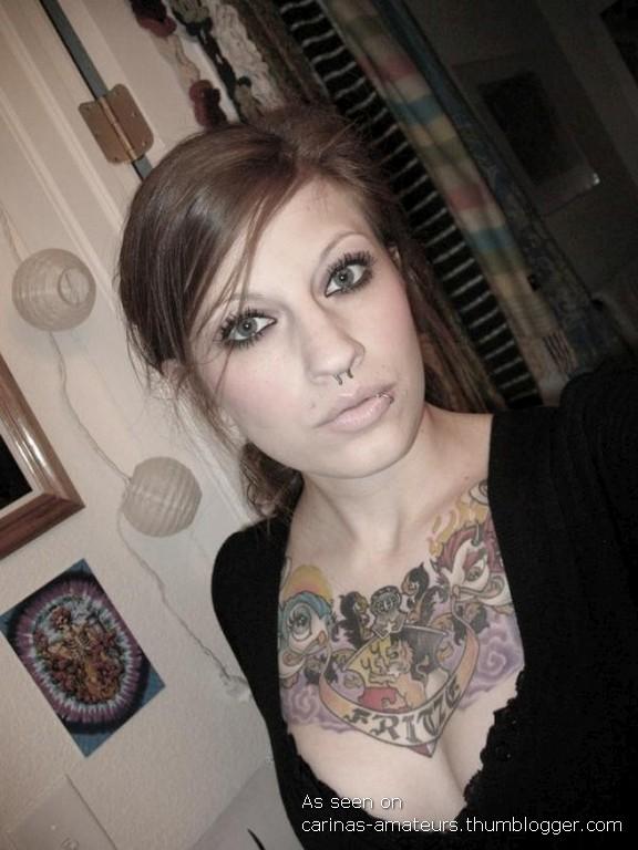 Nonude tattooed girl 
