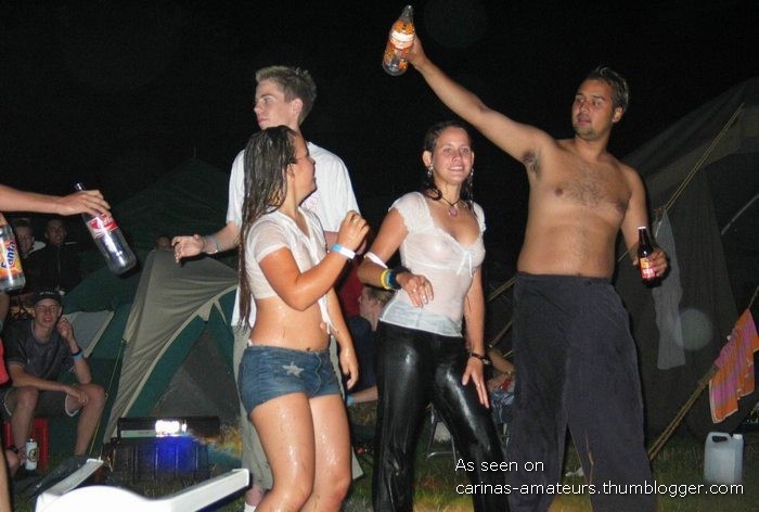 Wet t-shirt contest 01 - party