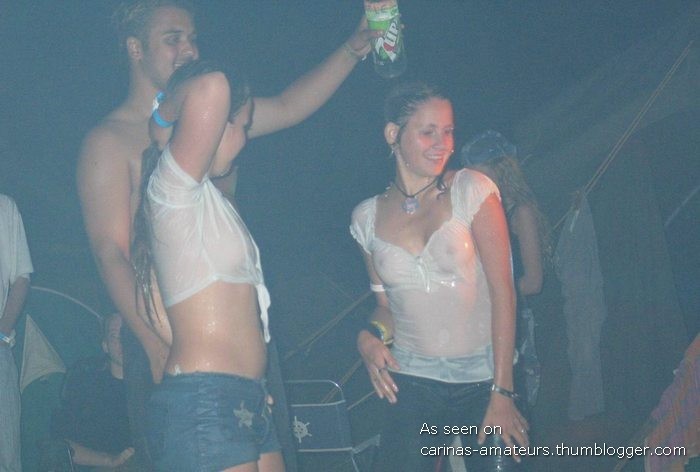 Wet t-shirt contest 01 - party