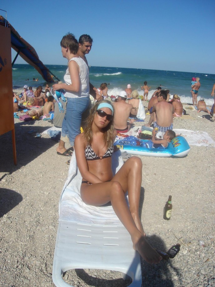 Teen girl on holiday