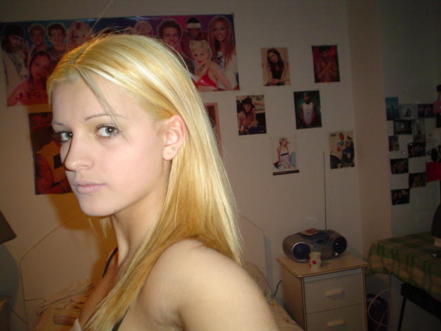 Blond teen girlfriend
