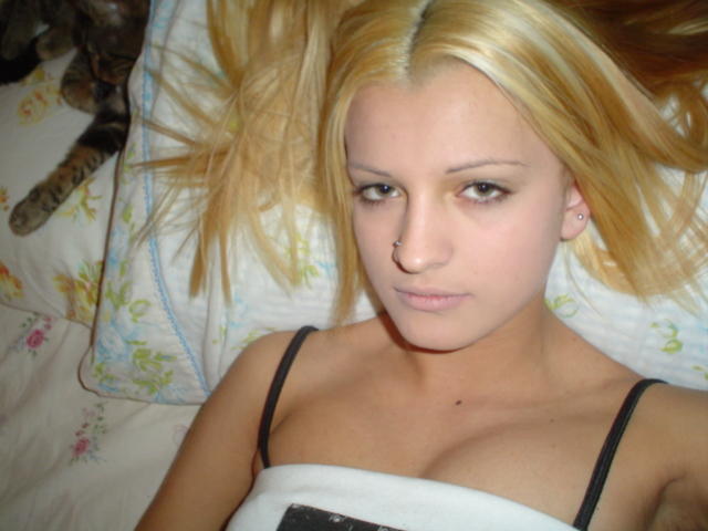 Blond teen girlfriend