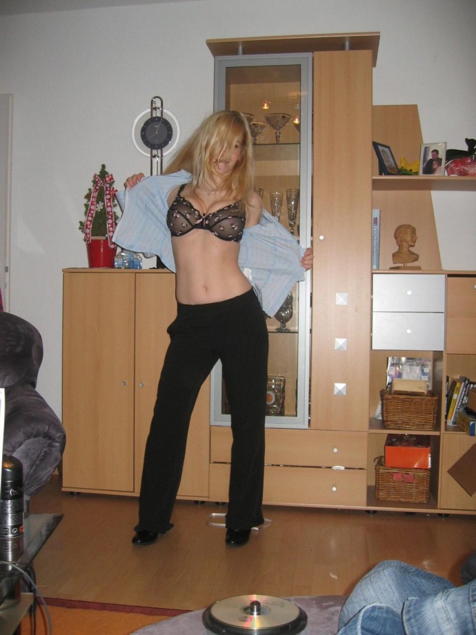 Amateur german blonde / big boobs