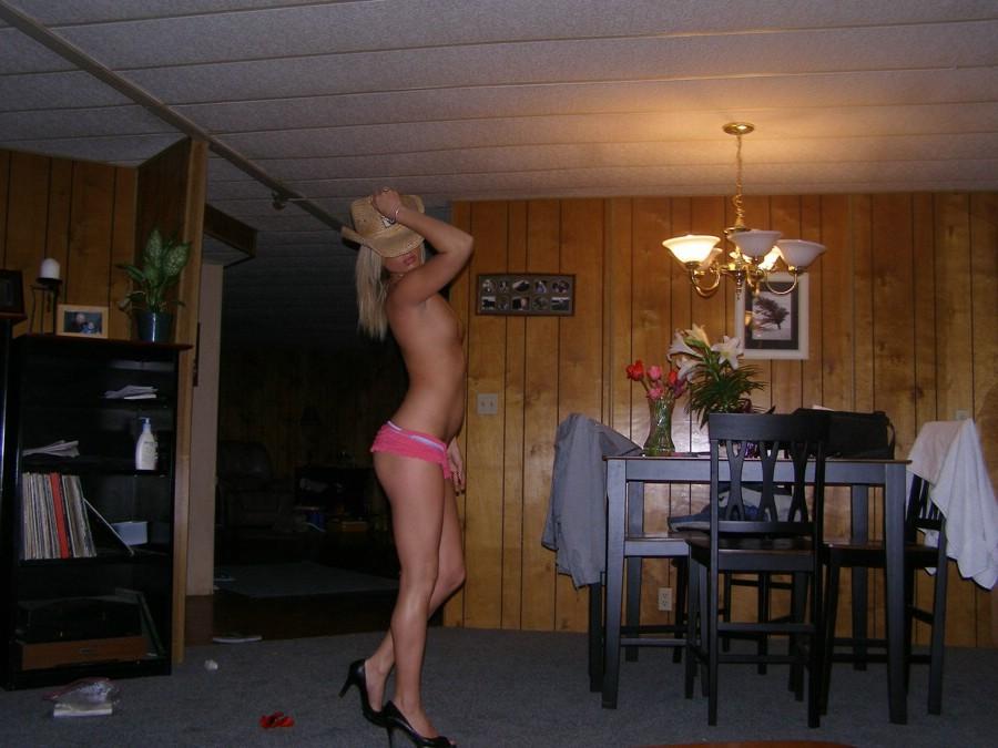 Young blond wife and her hardcore pics  