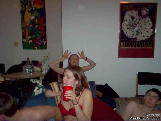 A girl at a party 19 