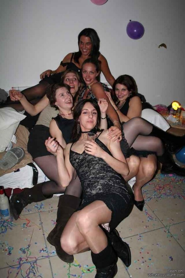 A girl at a party 5 