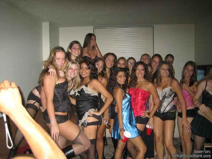 A girl at a party 1 