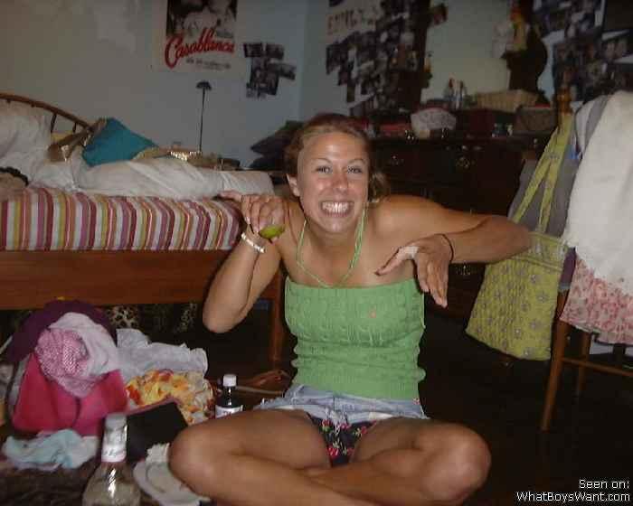A girl at a party 1 