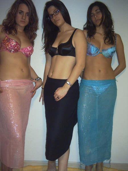 Young amateur spanish teen girl and her friends