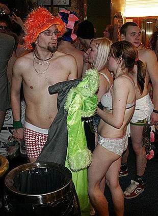 College initiations: party craziness. part 6. 