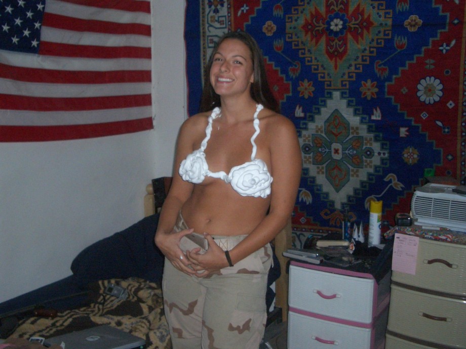 Sexy cute young soldier girls caught naked 