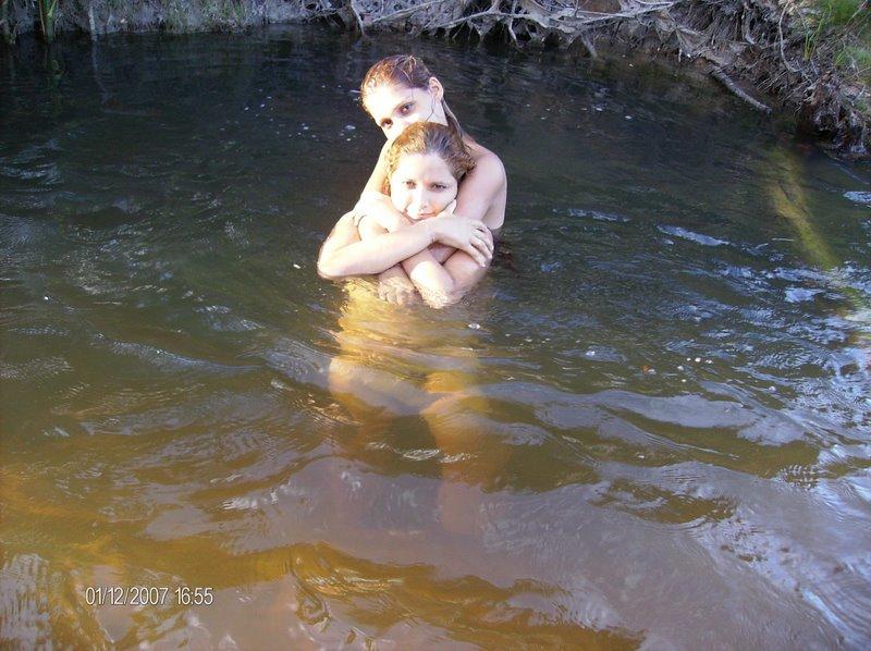 Brazilian girls by river