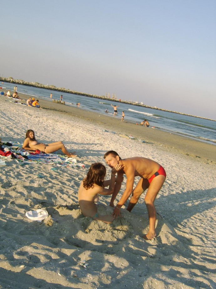 Nice girls at trip to nude beach