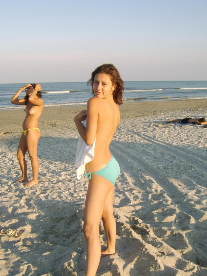 Nice girls at trip to nude beach