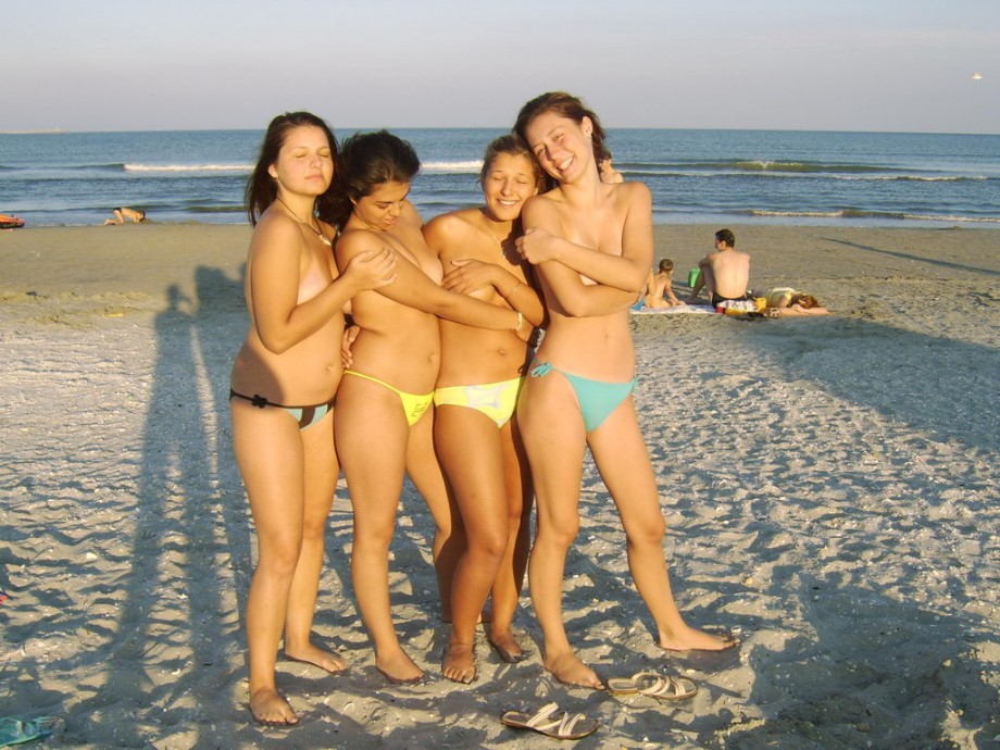 Nice girls at trip to nude beach