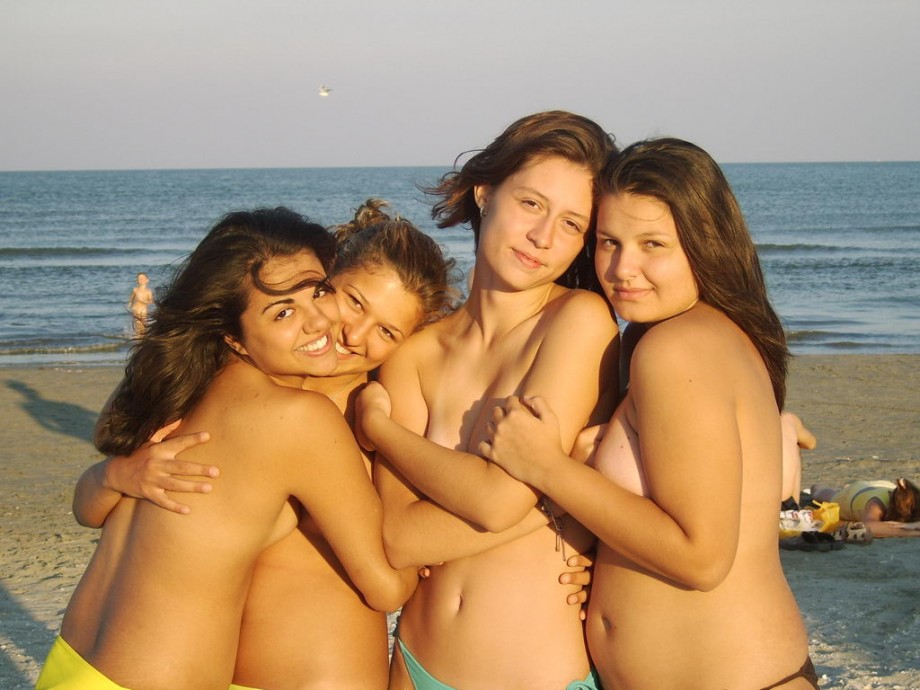 Nice girls at trip to nude beach