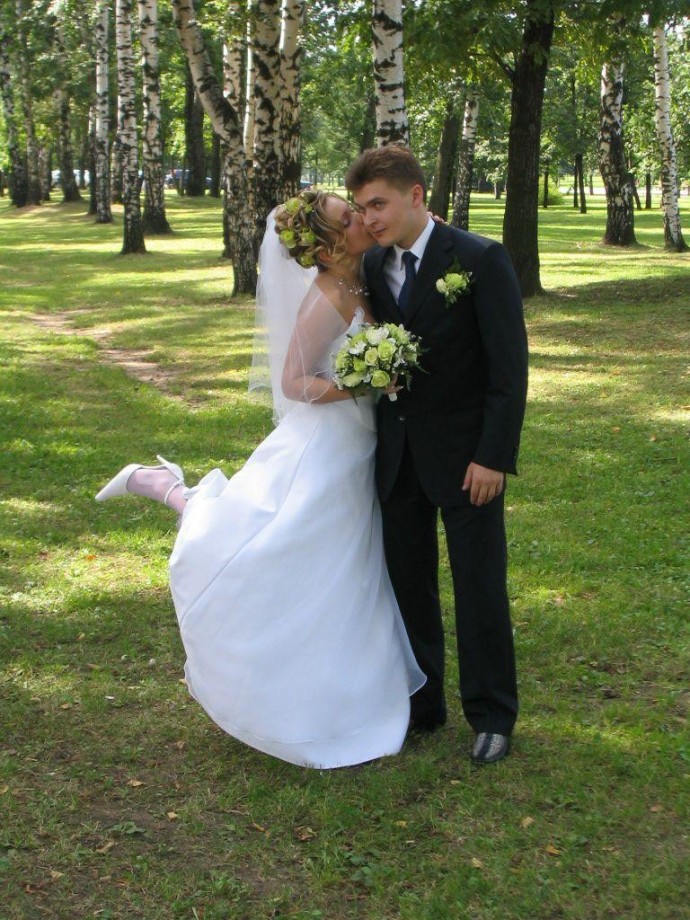 Stolen amateur pics - just married images