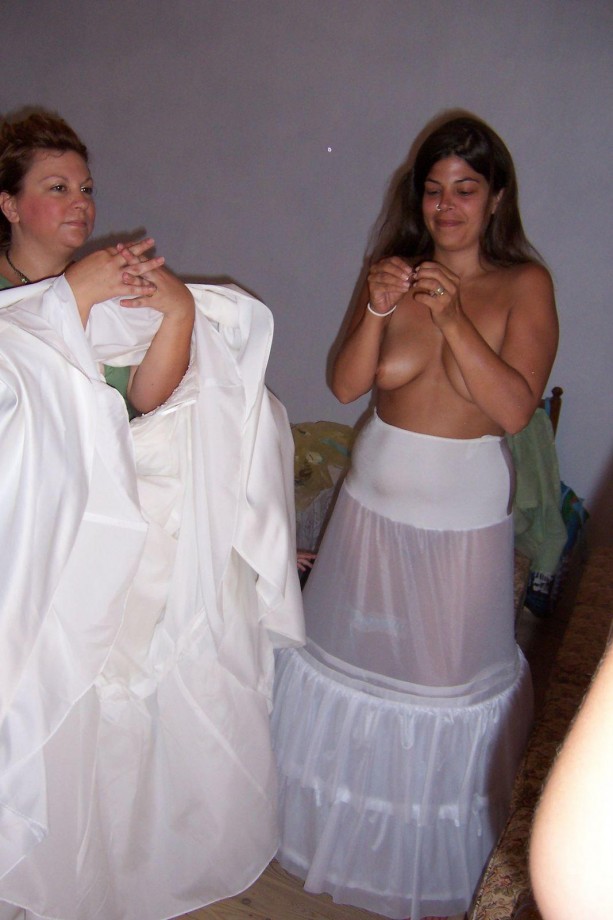 Wedding upskirt