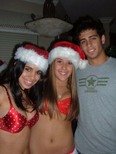 Happy nude girls christmas 2009