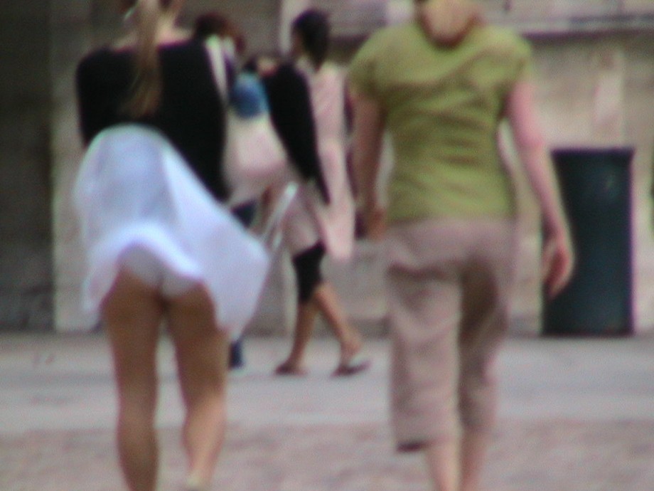 Candid voyeur teens outdoor street pics