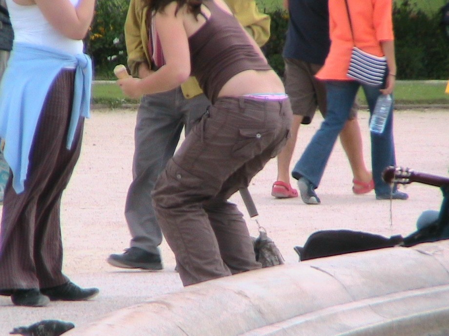 Candid voyeur teens outdoor street pics