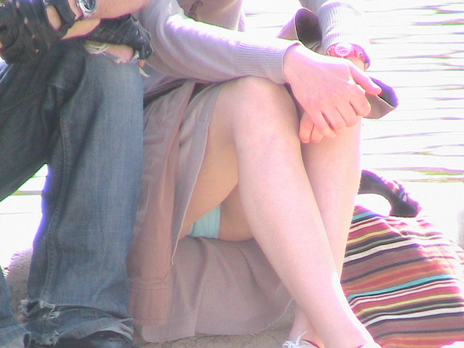 Candid voyeur teens outdoor street pics