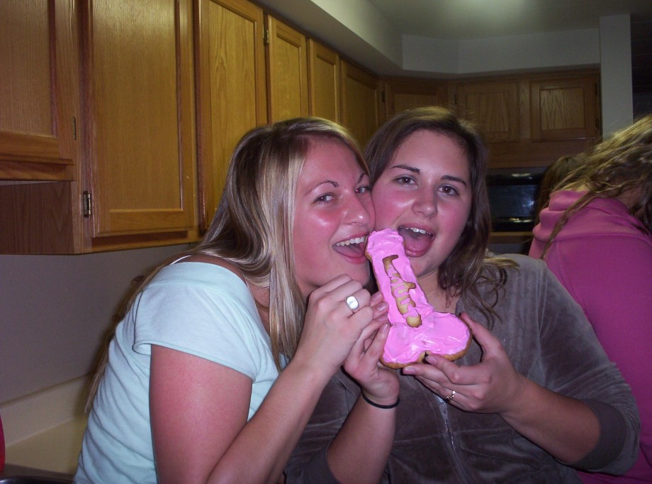 Amateur girls showing off their toys 