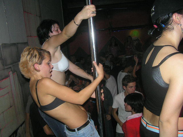 Hot teens stripping in the dance club 4 