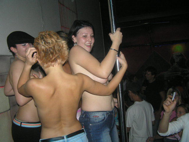 Hot teens stripping in the dance club 4 