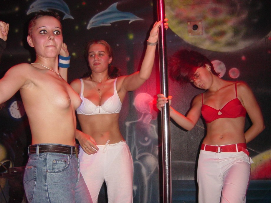 Hot teens stripping in the dance club 4 