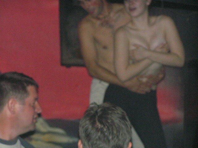 Hot teens stripping in the dance club 3 