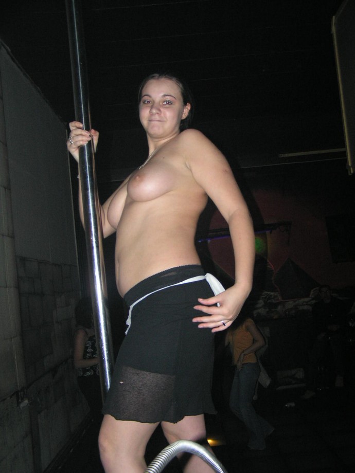 Hot teens stripping in the dance club 1 