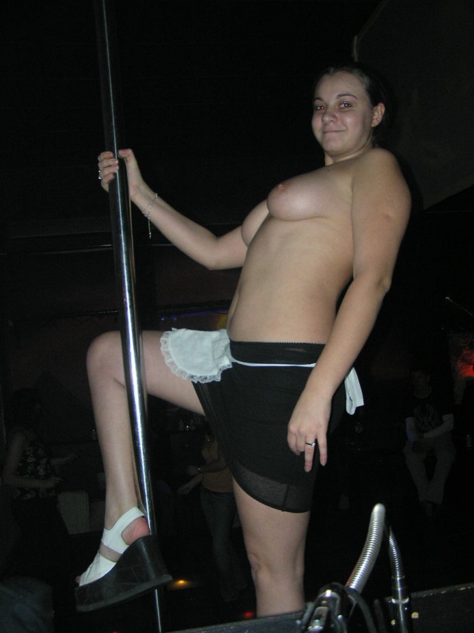 Hot teens stripping in the dance club 1 