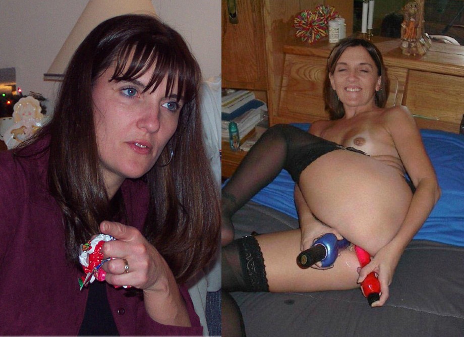 Dressed / undressed moms