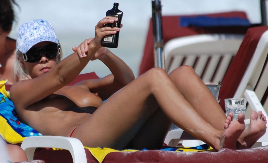 Topless teens on beach set -young teen girl fkk