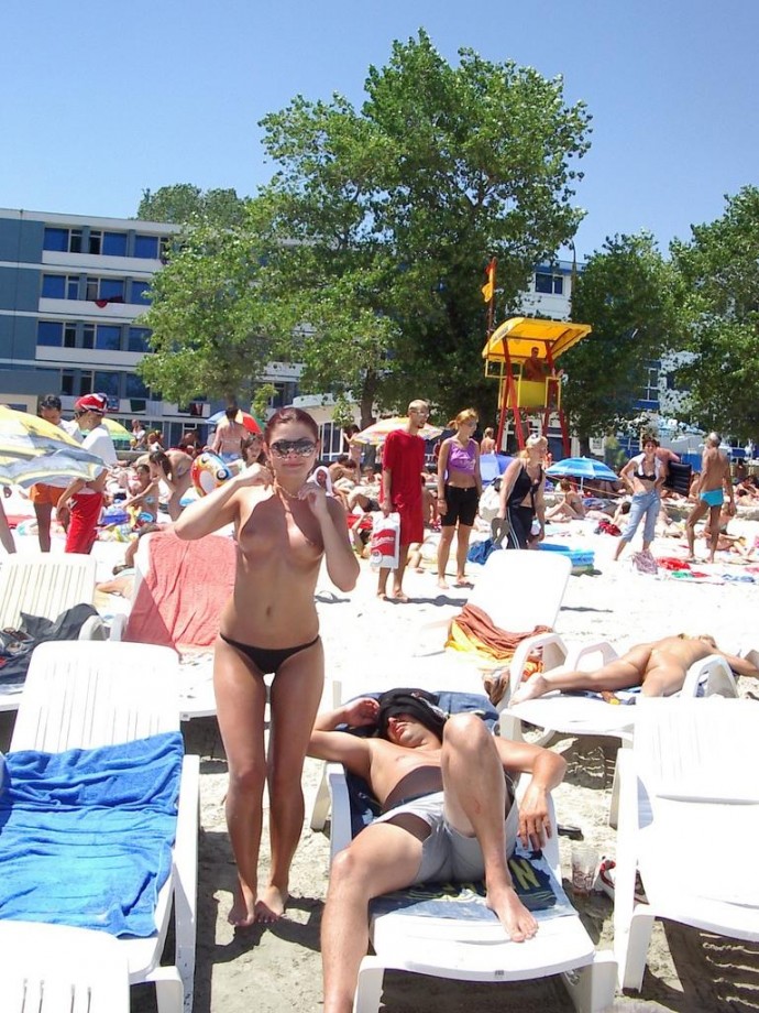 Nice girls on nudist beach