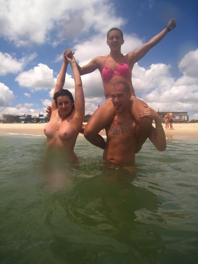 Nice girls on nudist beach